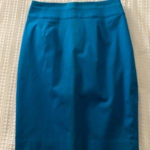 Blue Size 8 Bebe Pencil Skirt